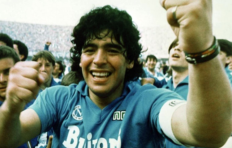 Maradona en el Napoli