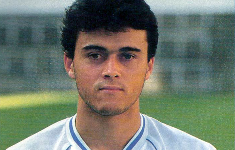 luis enrique jugador del Real Madrid