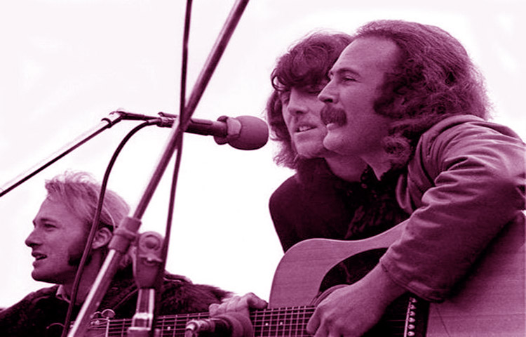 Qué estilo musical tocan Crosby, Stills, Nash & Young