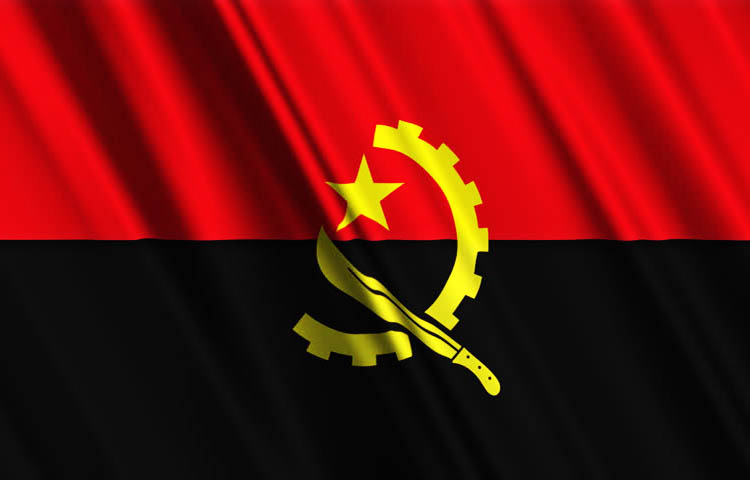 Como es la bandera de Angola