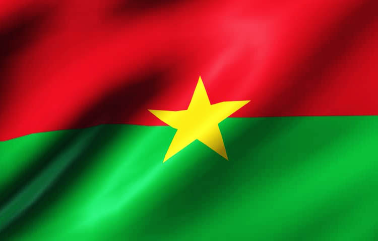 Como es la bandera de Burkina Faso
