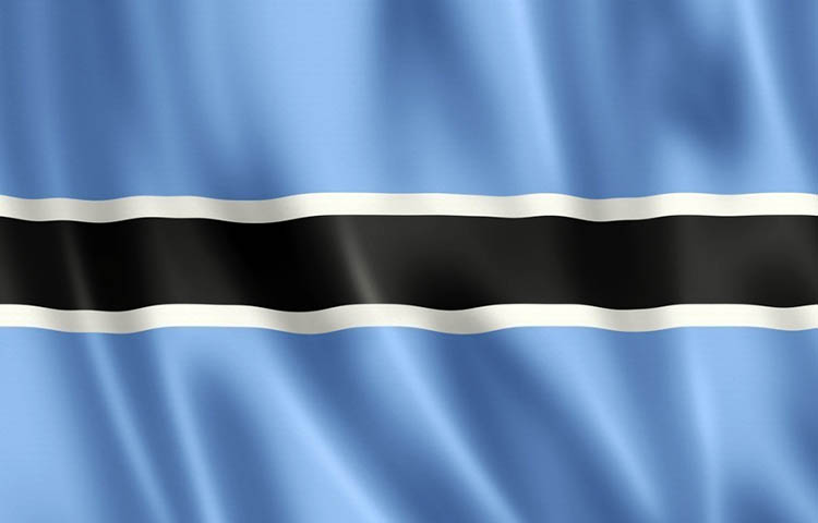 bandera de Botswana