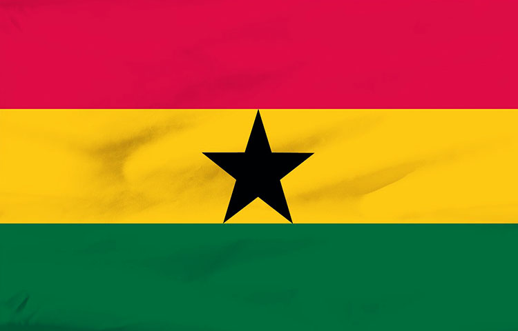 bandera de Ghana