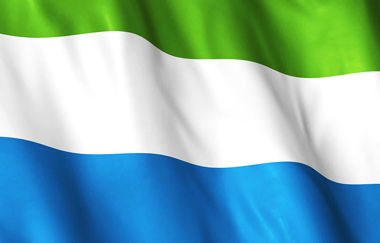 bandera de Sierra Leona