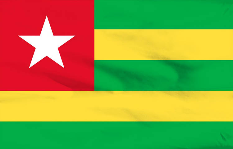 bandera de Togo