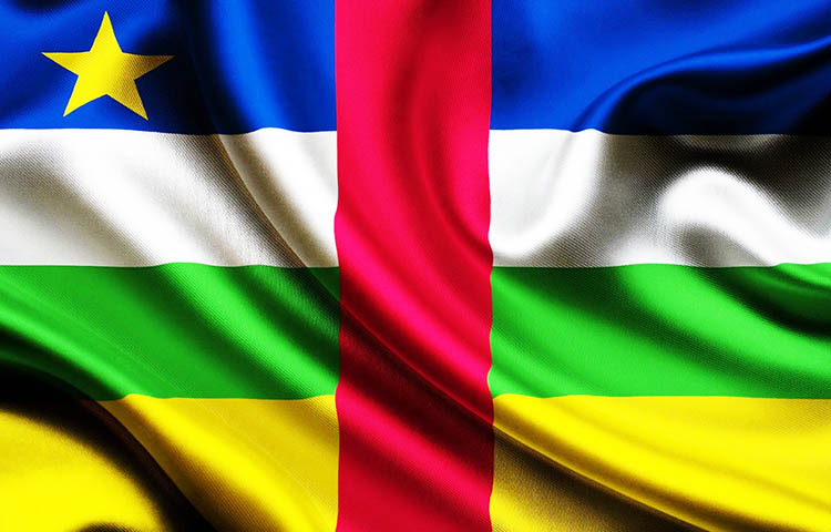 bandera de la Republica Centroafricana