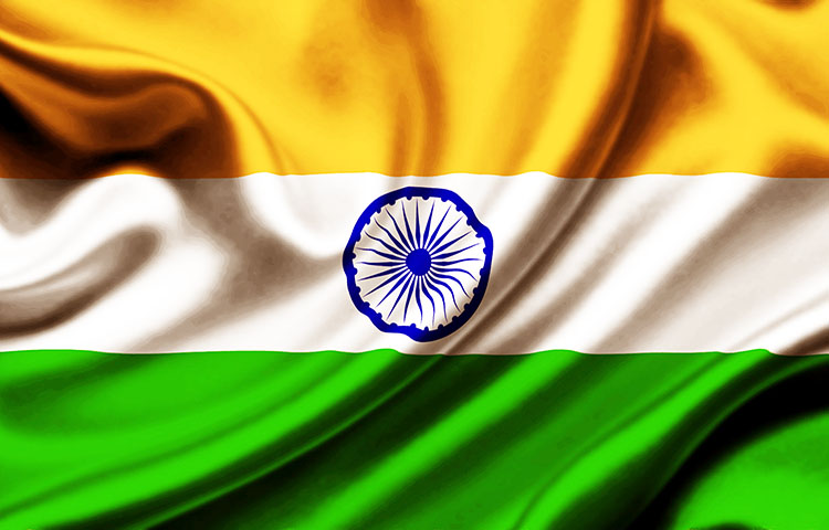 bandera de india