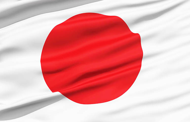 bandera de japon