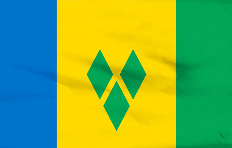 bandera de San Vicente y las Granadinas