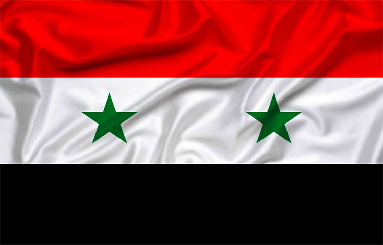 bandera de Siria