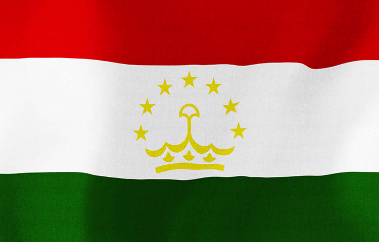 bandera de Tayikistan