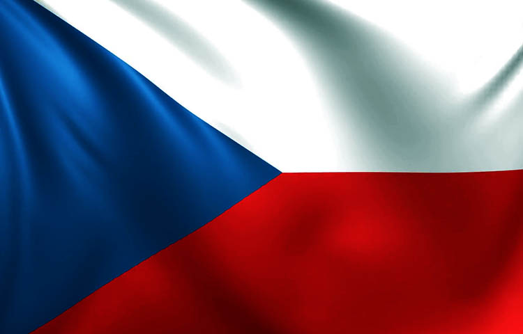 bandera de la Republica Checa