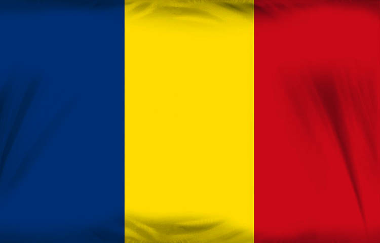 bandera de rumania