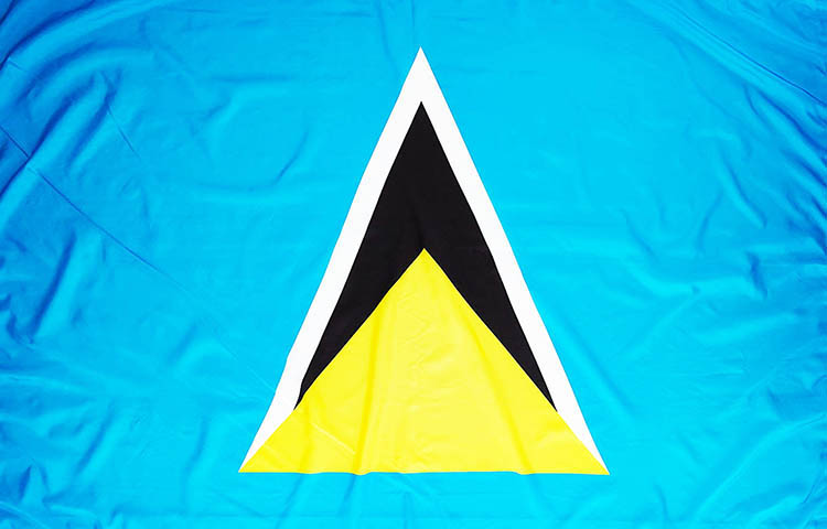 bandera de santa lucia