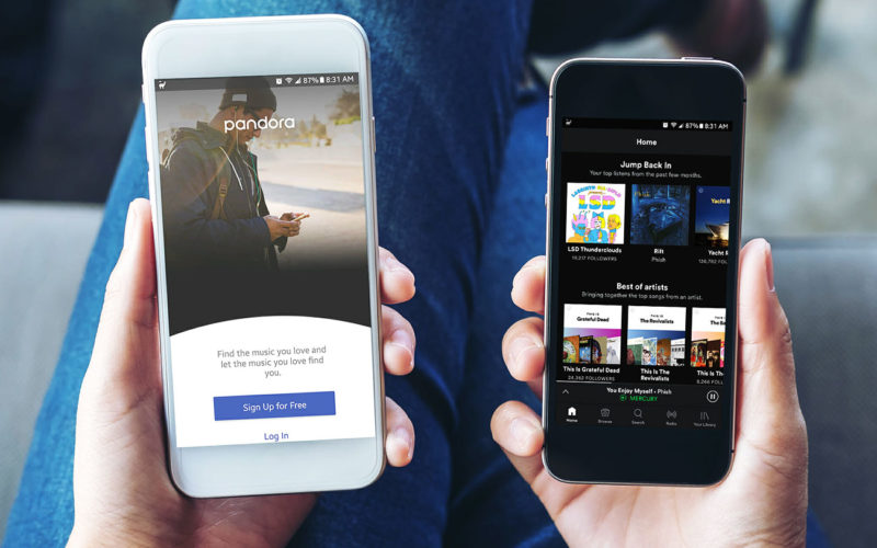 Diferencia entre Pandora y Spotify