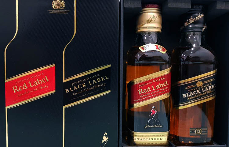 Diferencias entre Johnnie Walker Red Label y Black Label