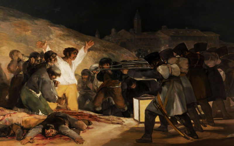Quién fue el pintor de Los fusilamientos del 3 de mayo