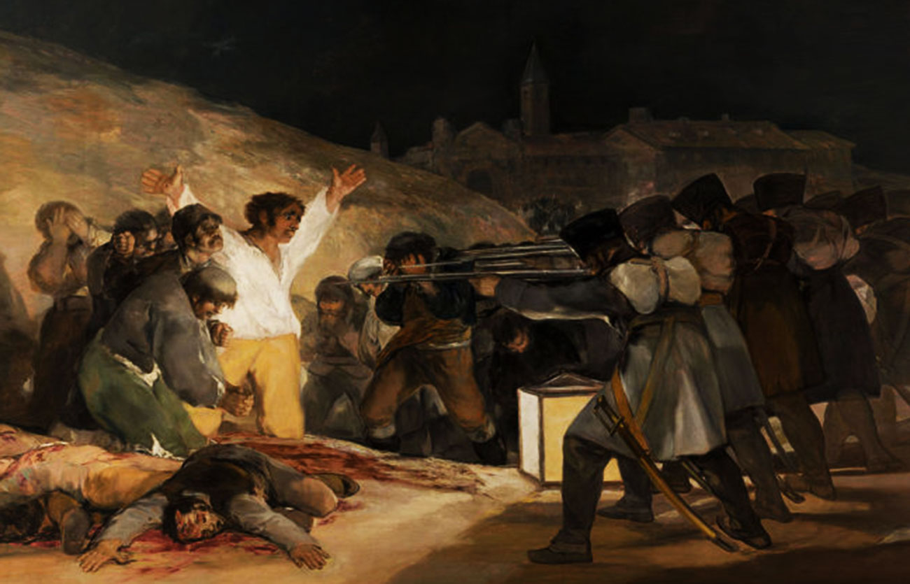 Quién fue el pintor de Los fusilamientos del 3 de mayo