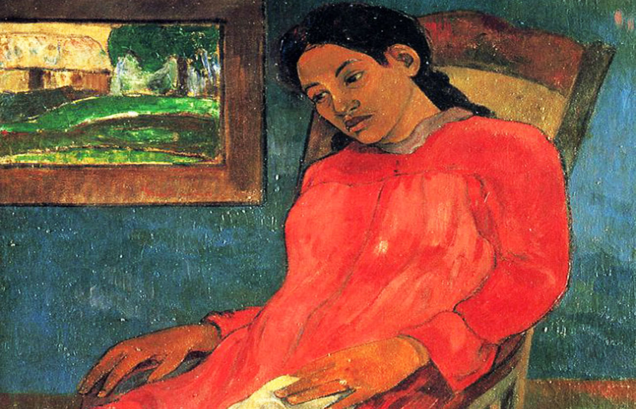 Quién fue el pintor de Reverie ou La Femme à la robe rouge