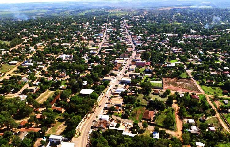 Cuántos distritos tiene el departamento de Canindeyú