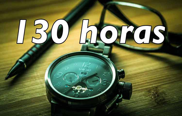 Cuántos días son 130 horas