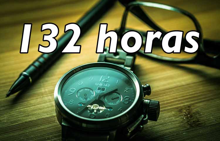 Cuántos días son 132 horas