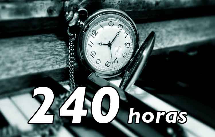 Cuántos días son 240 horas