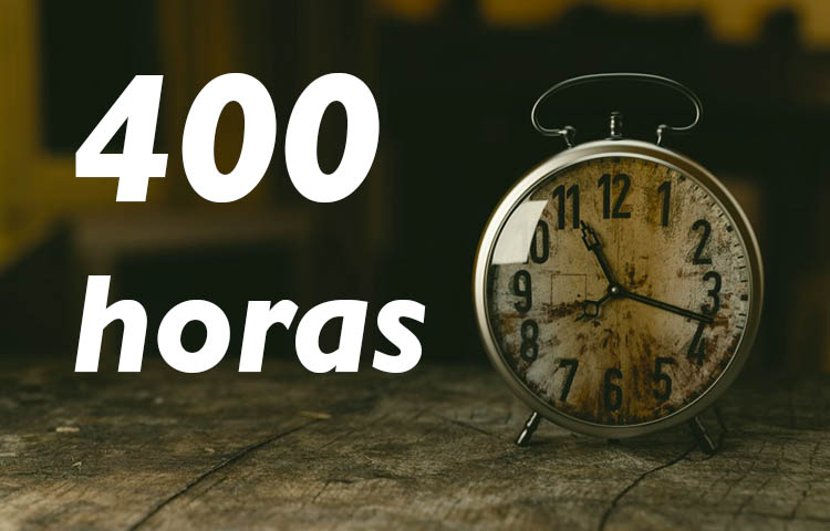 Cuántos días son 400 horas