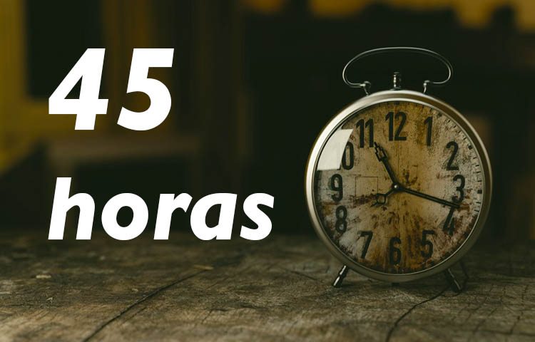 Cuántos días son 45 horas