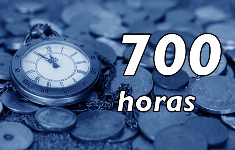 Cuántos días son 700 horas