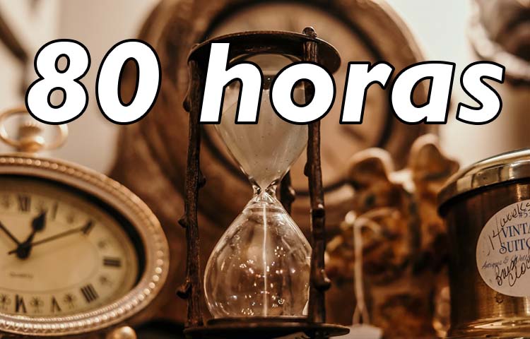 Cuántos días son 80 horas