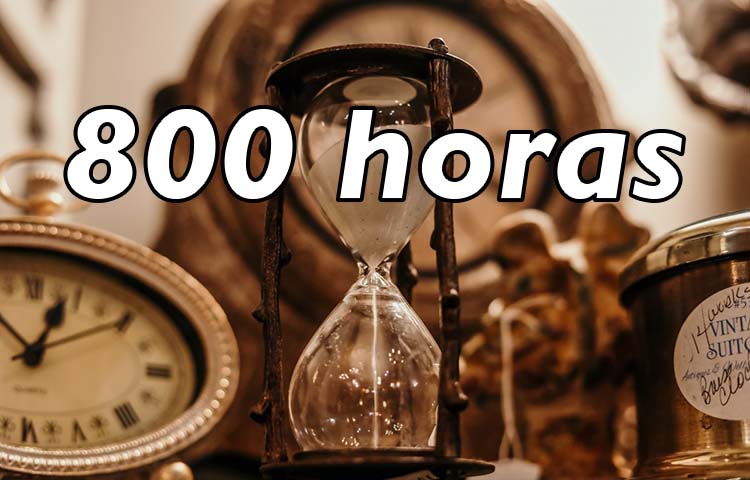 Cuántos días son 800 horas