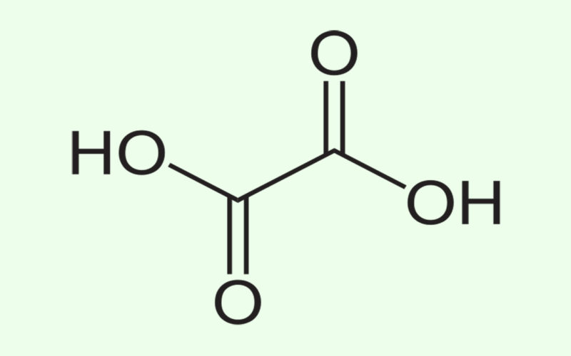 Diferencias entre el ácido oxálico y el oxalato