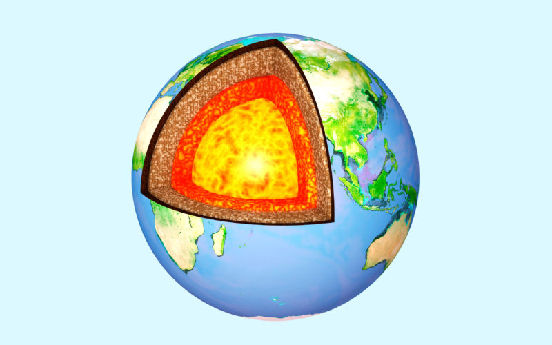Cómo es la estructura del interior de la Tierra