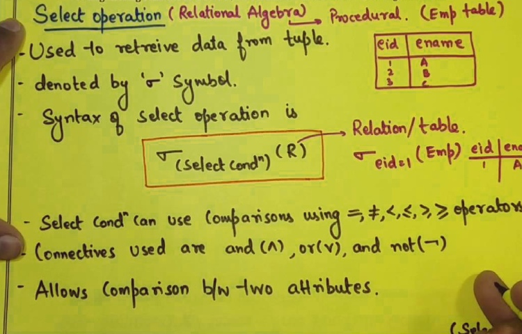 Diferencias entre álgebra relacional y cálculo relacional