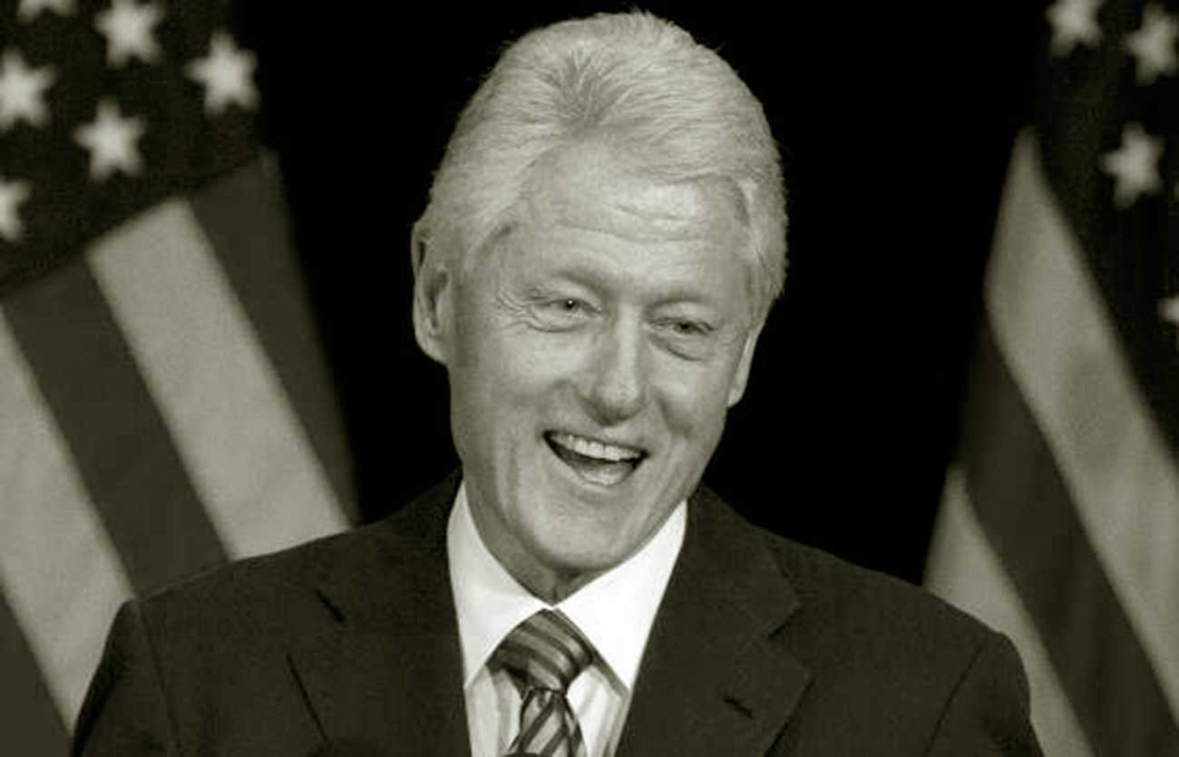 El presidente Bill Clinton de Estados Unidos