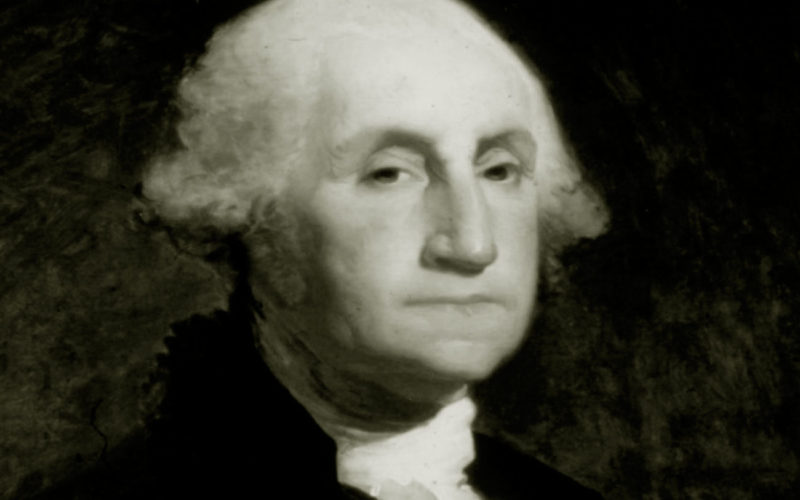 El presidente George Washington de Estados Unidos