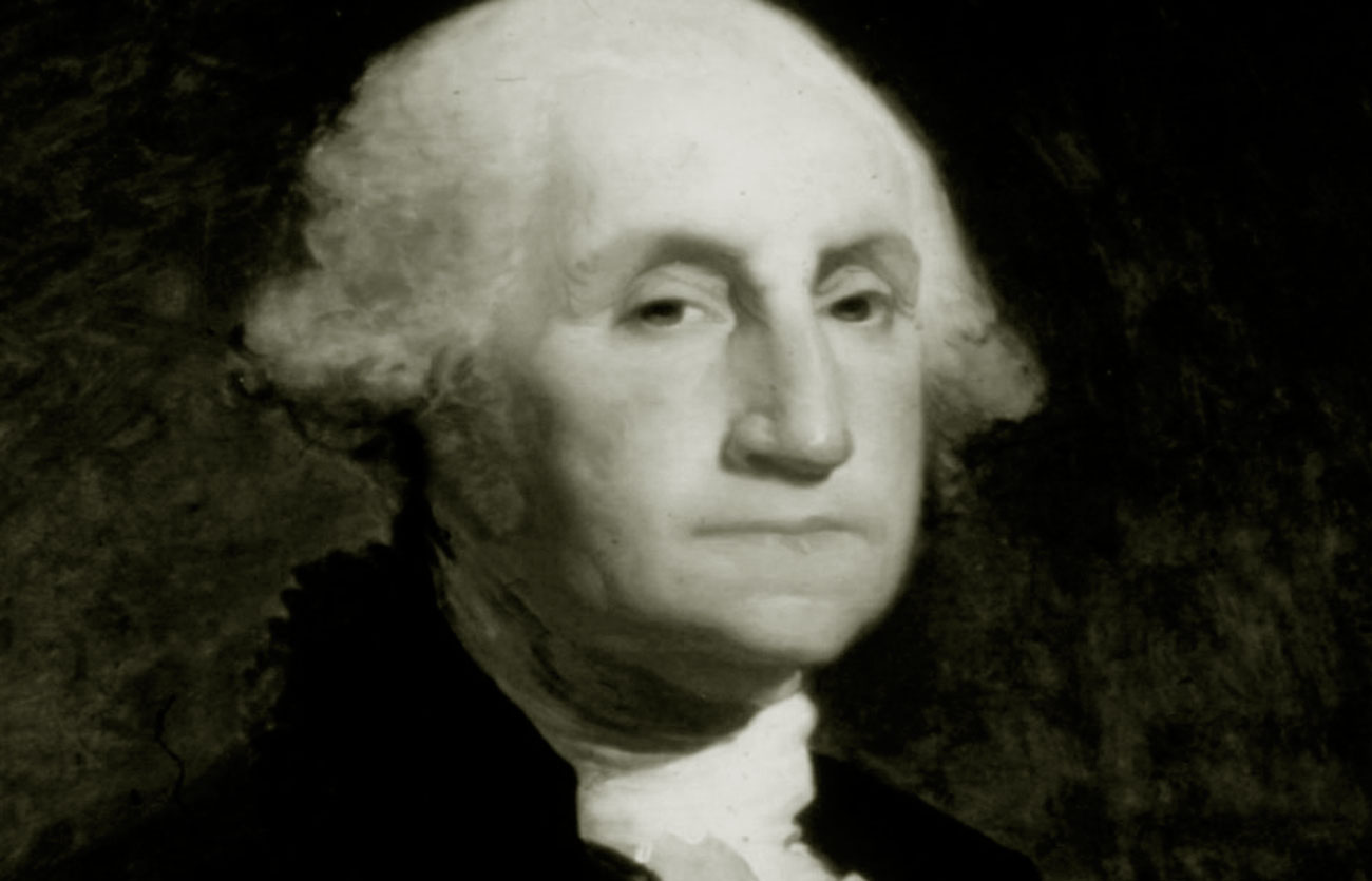 El presidente George Washington de Estados Unidos
