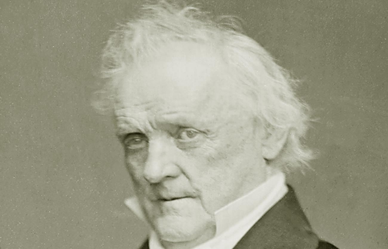 El presidente James Buchanan de Estados Unidos