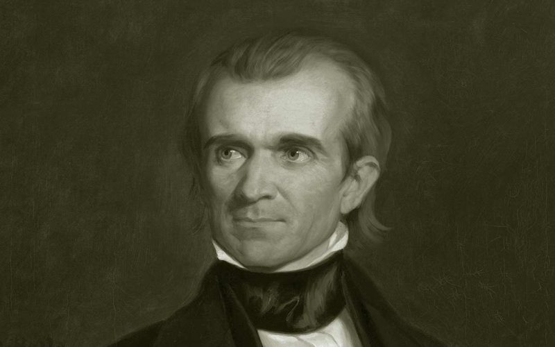 El presidente James K. Polk de Estados Unidos