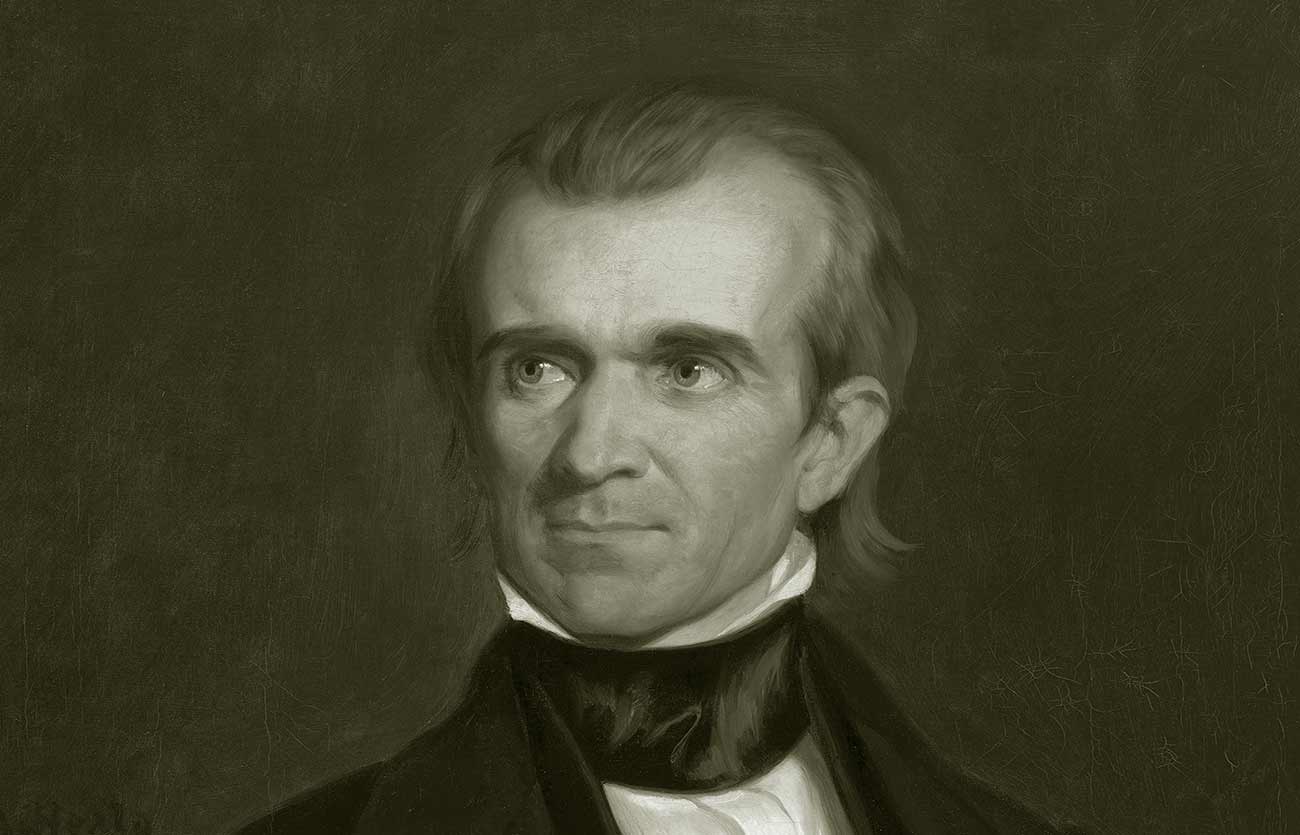 El presidente James K. Polk de Estados Unidos