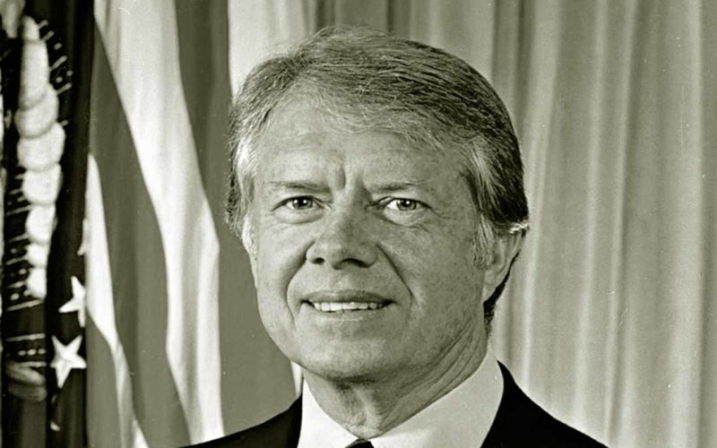 El presidente Jimmy Carter de Estados Unidos