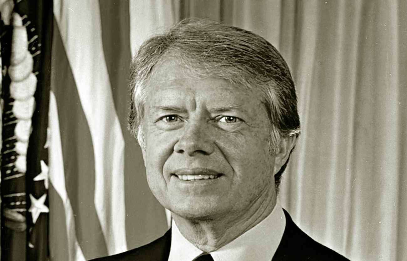 El presidente Jimmy Carter de Estados Unidos