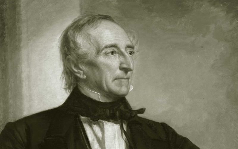 El presidente John Tyler de Estados Unidos