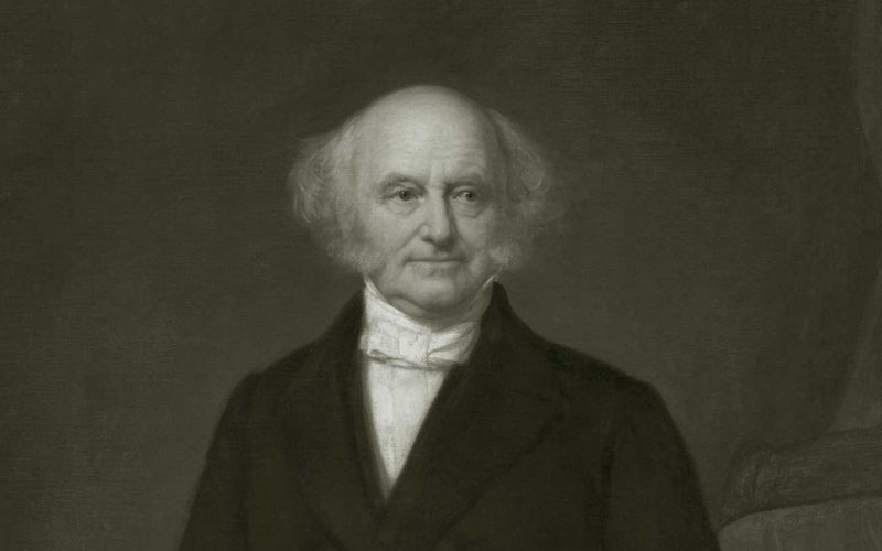 El presidente Martin Van Buren de Estados Unidos