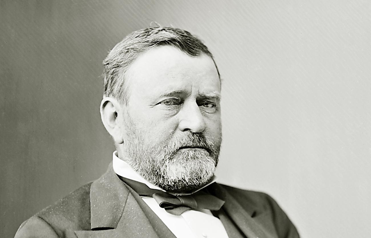 El presidente Ulysses S. Grant de Estados Unidos