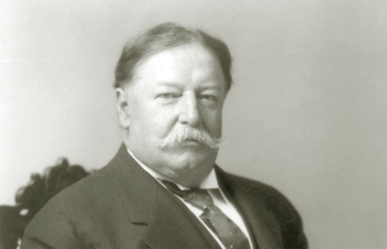 El presidente William Howard Taft de Estados Unidos