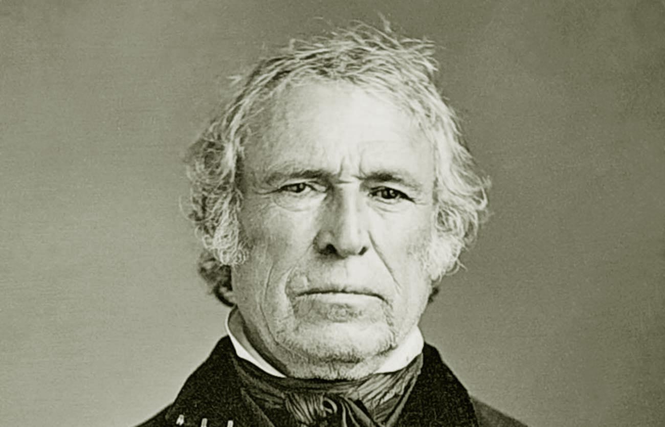 El presidente Zachary Taylor de Estados Unidos