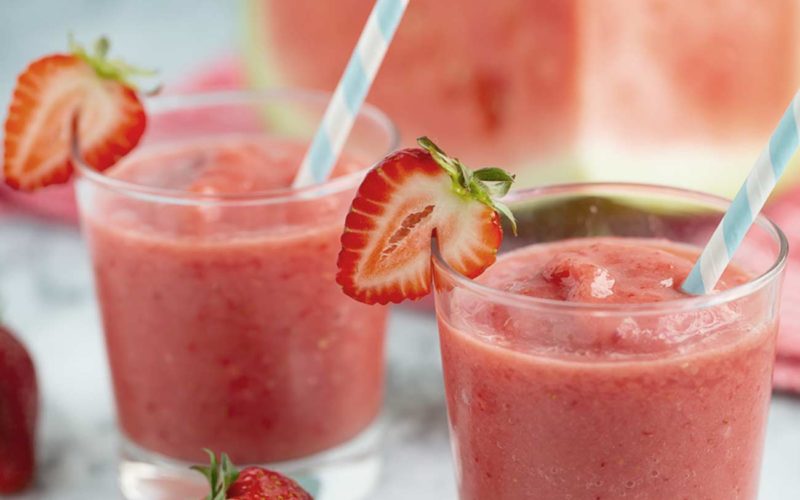 Batido de fresas