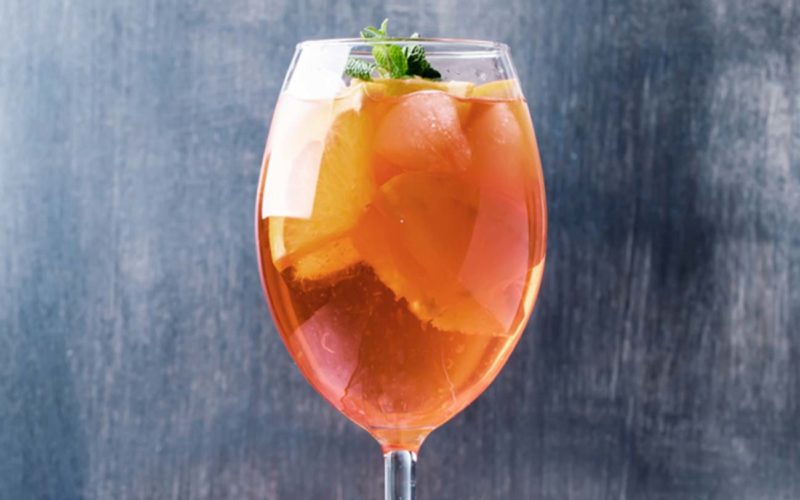 Spritz de ruibarbo